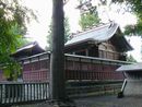 猿賀神社本殿と透塀と中門