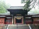岩木山神社中門（神門）に施された装飾からも格式の高さが窺えます
